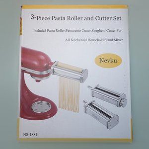 3 Piece Pasta, Fettuccine, and Spaghetti rollers
